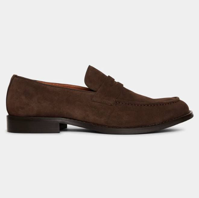 TGA By Ahler Suede Loafers Brown